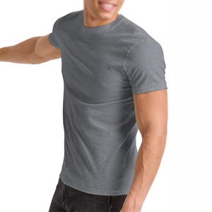 Camisetas de algodón 100% de peso pesado personalizadas para hombre, camiseta blanca lisa con hombros caídos de alta calidad y cuello redondo de gran tamaño, impresión Digital - Product Image 3