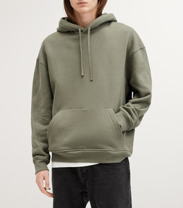 Meilleurs sweats à capuche décontractés pour hommes, saison hivernale, nouvelle conception, 100% coton, faible MOQ, prix de gros, uni, teinture unie, motif uni - Product Image 2