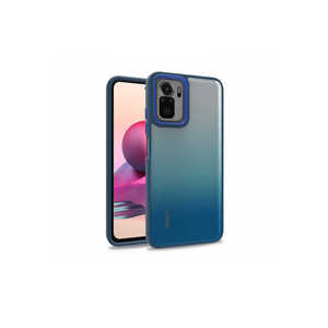 Coque arrière en silicone souple antichoc à motif floral bleu pour Xiaomi Poco M5S, protection anti-traces de doigts pour téléphone Vivo Y17 A71 - Product Image 1
