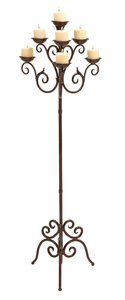 Candelabro de diseño de cristal para decoración del hogar, soporte de vela brillante para interior y exterior, votivo - Product Image 3