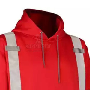 Las sudaderas con capucha de alta visibilidad más vendidas con logotipo personalizado, color sólido, precio competitivo para hombres - Product Image 5