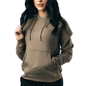 2025 Top Trending Ladies Color Block Pullover Sudadera con capucha de gran tamaño Estilo personalizado Bajo peso Precio al por mayor - Product Image 1