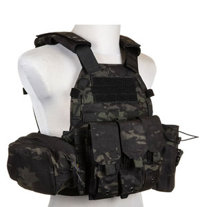 Gilet tactique de haute qualité pour unisexe, couleur noire, fermeture à boutons, gilet fabriqué avec un design personnalisé, qualité supérieure, gilet tactique pour homme - Product Image 4