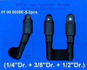 Tawian Fournisseur 3PCS Barre d'extension de joint universel CR-MO à 2 voies pour outils électriques OEM ODM - Product Image 3