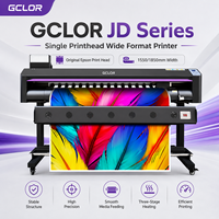Impresora de Formato Ancho GCLOR Serie JD de 1.55m/1.85m con Cabezal de Impresión Epson Individual para Impresión de Pancartas de Vinilo