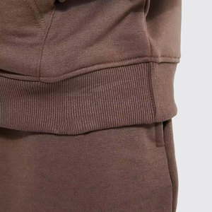 Sudadera con capucha y pantalones cortos para hombre con logotipo personalizado superventas, conjunto de Sudadera con capucha y pantalones cortos para hombre de dos piezas para adultos - Product Image 4