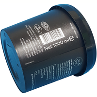 Seau d'emballage personnalisable de 5 gallons en plastique de qualité alimentaire, écologique, pour yaourt et peinture, avec poignée, logo imprimé et couleur personnalisée