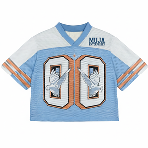 Camiseta Deportiva Corta Personalizada y Transpirable para Equipo |   Ropa de Fútbol Americano - Product Image 2