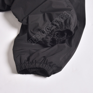 2026 Black Baggy Snow Pants <b>Reflective</b> Lightning Print Drawstring Waist Zip Pockets Heated Waterproof Windproof Winter Fabric - Product Image 6