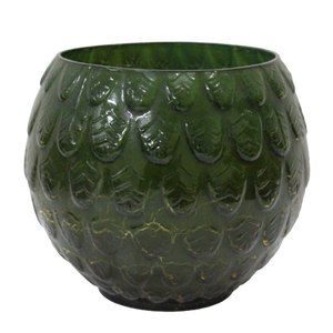 Decoración del hogar de primera calidad de vidrio marrón antiguo de estilo indio en forma redonda vela de diseñador votiva decoración de la boda - Product Image 6