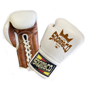 ถุงมือชกมวยถุงมือหนังสีทองถุงมือฝึกต่อสู้ออกแบบได้ตามต้องการ - Product Image 3