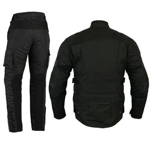 Veste de moto et pantalon cargo imperméable unisexe en tissu résistant aux chocs et coupe-vent pour la course et les trajets quotidiens - Product Image 2