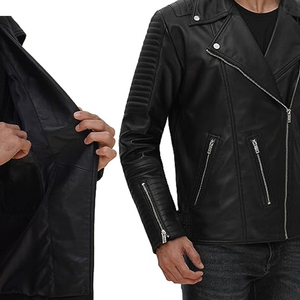 Chaqueta de Cuero Genuino con Mangas Convertibles y Forro Extraíble para Todas las Temporadas, Color Marrón Vintage, Manga Larga Completa - Product Image 5