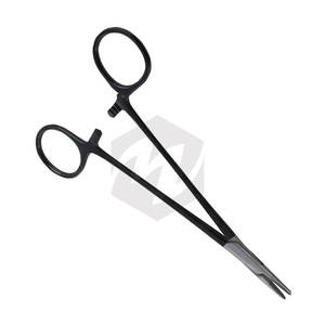 คีมหนีบสแตนเลสขนาด6.14นิ้วคีมสำหรับการผ่าตัดที่จับสีดำ - Product Image 2