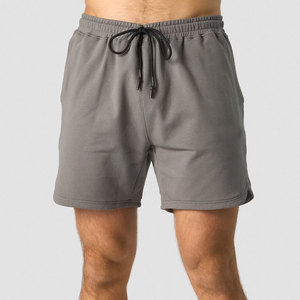 กางเกงขาสั้นผ้าคอตตอนสำหรับผู้ชาย, กางเกงซับเหงื่อผ้าฝ้ายสวมใส่สบายสไตล์กลางเอวระบายอากาศได้ดีทนทานลายพื้นน้ำหนักเบาผลิตในปากีสถาน - Product Image 1