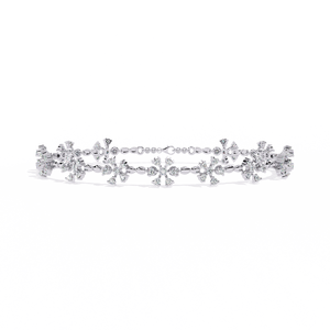 Magnifique bracelet et jonc en or 18 carats avec diamants de laboratoire - Product Image 3