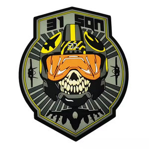 Parches de Tela con Logotipo Personalizado, Transferencia de Calor 3D, Relieve, Forma de Flor, Etiquetas Suaves para Ropa, Bolsas, Parches Tácticos Profesionales - Product Image 1