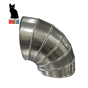 Matériaux d'isolation thermique, installation flexible, amélioration de la sécurité, gaine métallique, revêtement, raccords de tuyauterie en aluminium SS316, coude de pliage - Product Image 1