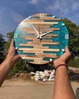 Montre rétro en bois Montre minimaliste en bois Montre moderne en résine Montre en bois tendance