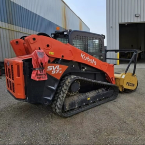 รถตักล้อยางตีนตะขาบประสิทธิภาพสูง Kubota SVL97-2 พร้อมชุดอุปกรณ์สำหรับงานป่าไม้  พร้อมเครื่องบดไม้  จัดส่งรวดเร็ว - Product Image 6