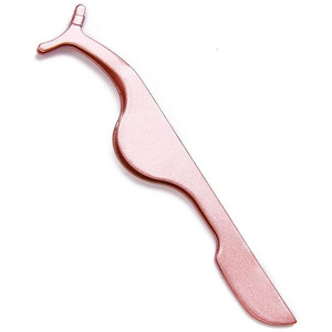 Hot Selling <b>Pink</b> Color Fiber Tip Eye Hair Extension <b>Tools</b> Kit With Non-Slip Stainless Steel Extensions Eyelash Tweezers <b>Set</b> - Product Image 4