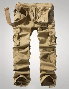 100% coton biologique été hommes pantalons séchage rapide Premium en gros hommes pantalons respirant décontracté Cargo Jogger - Product Image 3