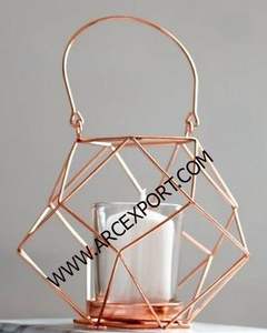 Bougeoir en cuivre en métal de qualité supérieure pour la décoration de la maison bougeoir Design Unique support fantaisie pour accessoires d'éclairage - Product Image 6