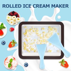 Machine à glace instantanée à plaque froide, machine à glace roulée, machine à glace Sweet Spot pour glace roulée maison et glace molle - Product Image 1
