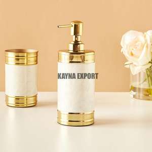 Acier inoxydable de qualité supérieure 304 distributeur de savon de nettoyage des mains de luxe pompe en métal argenté facile à nettoyer pour la maison hôtel salle de bain - Product Image 6