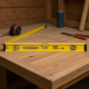 Niveau à bulle réglable de qualité industrielle Stanley Pro 180 pour un alignement précis, qualité supérieure - Product Image 3