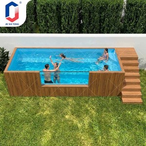 Piscina de Acrílico de Lujo, Piscina Elevada con Sistema de Filtración Integrado, Piscina Exterior Prefabricada para Hoteles y Villas - Product Image 2
