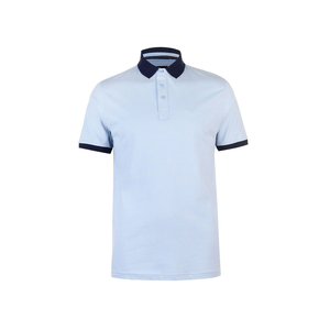 Venta al por mayor 100% algodón de los hombres para Polo Cantidad a granel Tallas grandes Patrón sólido Precios razonables - Product Image 2