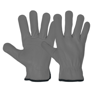 Heavy-Duty Goat Grain Leather <b>Driver</b> <b>Gloves</b> Adjustable Wristlet Anti-Slip CE Certified 11oz Thick Soft Comfortable Safety <b>Gloves</b> - Product Image 5