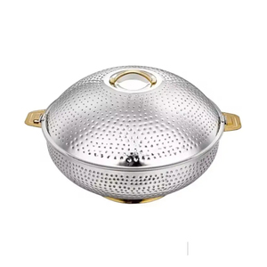 Réchaud en acier inoxydable découpé au laser avec couvercle et support pour chauffe-plat Chauffe-buffet haut de gamme et pour les repas haut de gamme - Product Image 3