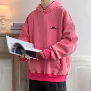 Sweat-shirts pour hommes en coton 100% lavés à l'acide, respirants, écologiques, légers, vêtements de mode d'hiver, best-seller pour une utilisation en extérieur - Product Image 3