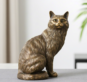 Özel döküm Metal heykelcik heykel bronz süs köpek pirinç antika köpek süsler el sanatları ev dekorasyon heykeli için - Product Image 4