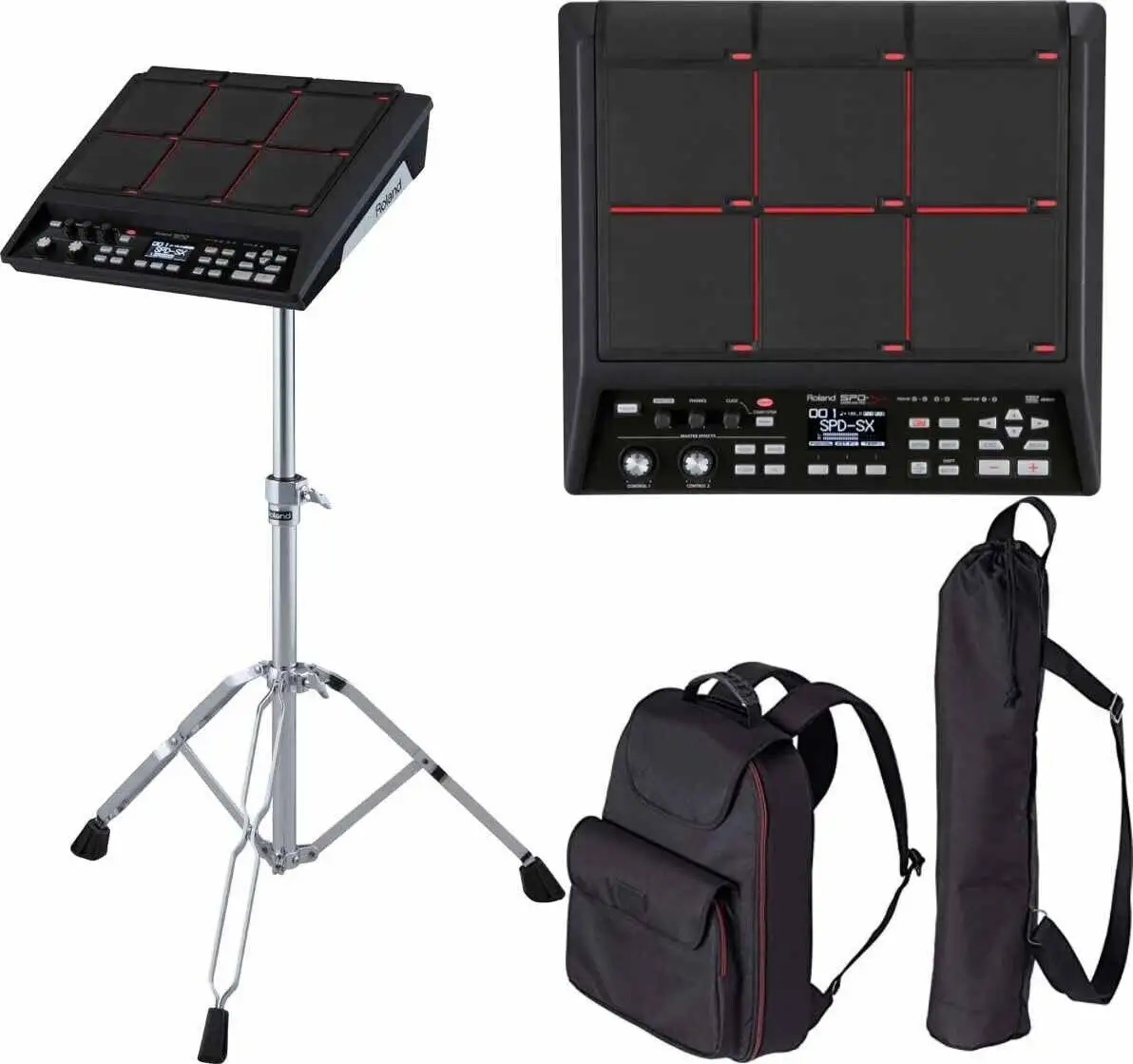 Topkwaliteit SPD-SX Sampling Pad Drum Percussie Met Pad Stand