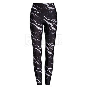 Legging pour femmes fabriqué en usine avec un design extensible taille haute idéal pour la gym et le yoga - Product Image 1