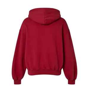 Venta al por mayor de los hombres de gran tamaño sudaderas con capucha básicas de algodón sudaderas con capucha en relieve Puff Technics canguro bolsillo largo pulóver otoño - Product Image 2