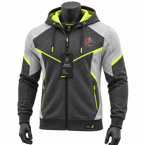 Sweat-shirt à capuche unisexe en coton 100% respirant et thermique, avec logo brodé personnalisé, coupe ample, de haute qualité, en gros, pour hommes - Product Image 1
