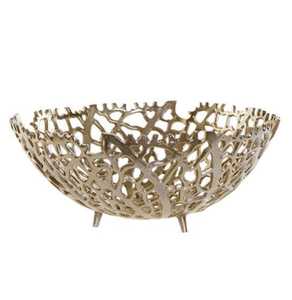 Tazón de Servicio Clásico para Hotel, Restaurante y Bodas, Diseño Personalizado, Aluminio Fundido, Hecho en India, en Stock - Product Image 4