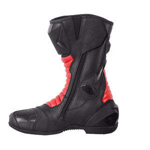 Precio al por mayor de calidad superior por encargo zapatos de carreras de motos moto de cuero real Touring bota clásica - Product Image 2