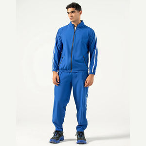 Conjunto Deportivo Informal de Tacto Suave con Cremallera y Puños Acanalados para Uso Diario y Fitness - Product Image 1