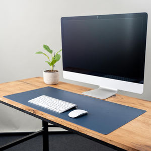 Premium Genuine <b>Leather</b> <b>Desk</b> <b>Mat</b> Protector Smell Proof Heavy Duty Smooth Durable Writing Surface Elegant Office Pad LMD-0098 - Product Image 3