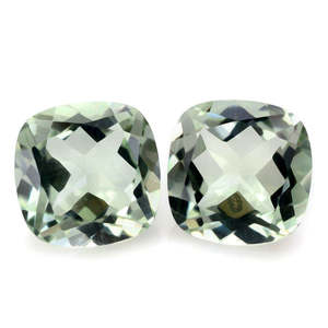 Haute qualité 8mm coussin à facettes coupe vert améthyste pierres précieuses de quartz naturel prix de gros pierres précieuses en vrac de l'Inde - Product Image 2