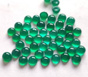 หินโมราโมราทรงกลม7มม. สีเขียวธรรมชาติสีเขียว - Product Image 5