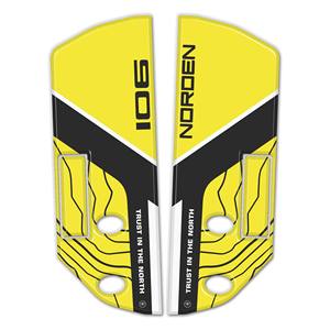 Adesivi moto compatibili 3D per Husqvarna Norden 901 protezioni forcella e parafango alto - Product Image 1