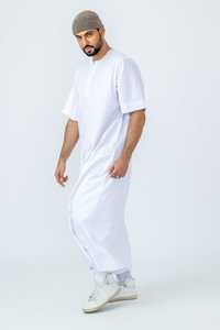 Vêtements islamiques pour hommes OEM, respirants, nouveau design, abaya musulmane, jubba, thobes, thobe avec fonction antistatique - Product Image 5