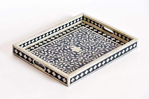 Bone Inlay Art Deco Customised Handmade Rectangle Indian Tabletop <b>Vase</b> Various Colours BEST SELLING NEW - Product Image 5