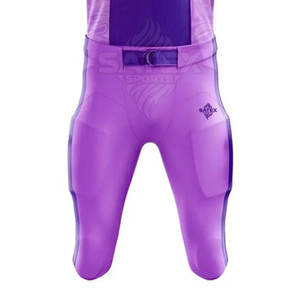 Ropa deportiva Uniforme de fútbol americano de color sólido Uniforme de fútbol americano hecho a medida de secado rápido - Product Image 4